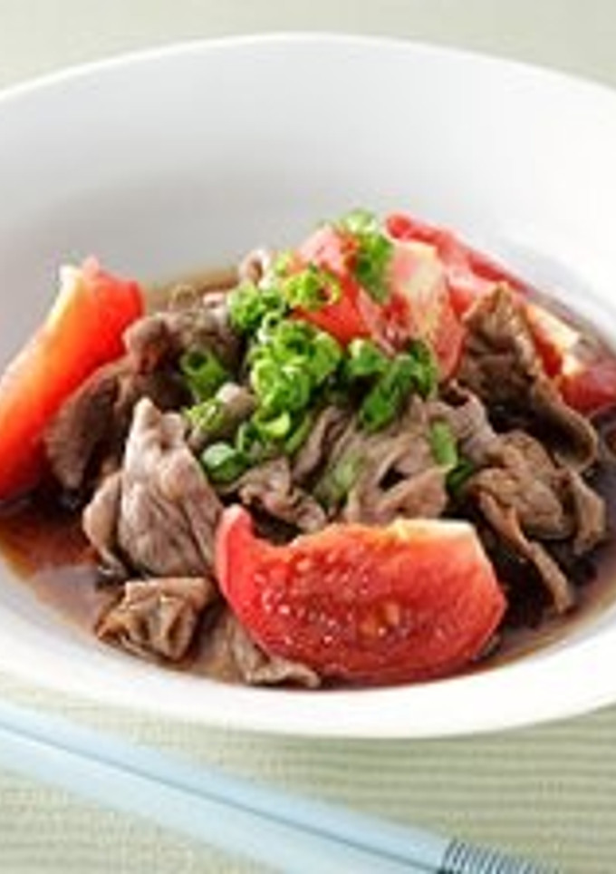 トマトと牛肉のさっぱり和え-レシピのメイン写真