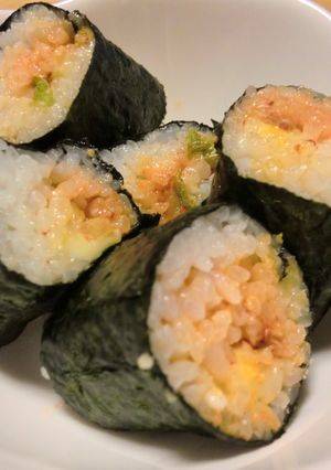 キムチとチャーシューの巻き寿司-レシピのメイン写真