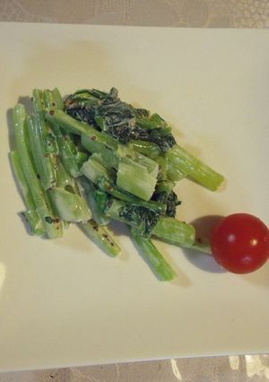 コッテリした小松菜の和え物-レシピのメイン写真