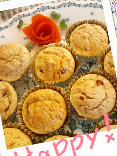 完熟しすぎた柿の米粉マフィン-レシピのメイン写真