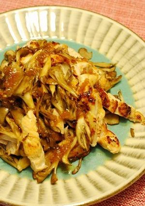 鶏とまいたけの玉ねぎドレッシングサラダ-レシピのメイン写真