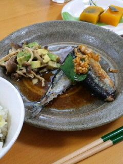 mさんまの塩焼き〜香味ソース〜-レシピのメイン写真