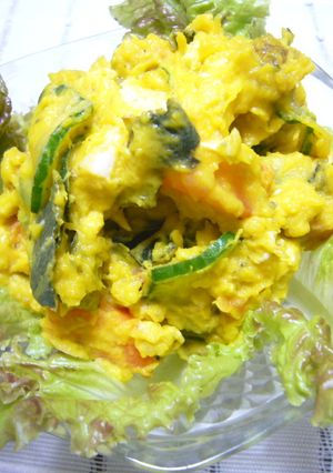 栄養満点！かぼちゃサラダ＾∀＾-レシピのメイン写真