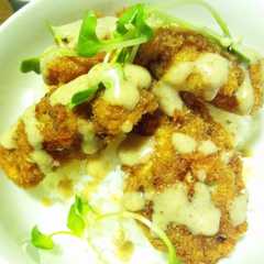 รูปของ ＊GABAN焙煎ゴマドレ♪カキフライ丼＊
