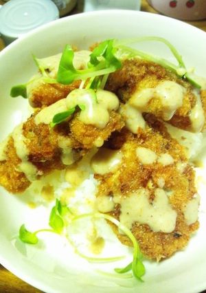 ＊GABAN焙煎ゴマドレ♪カキフライ丼＊-レシピのメイン写真
