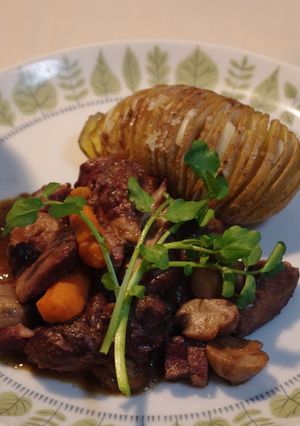鶏肉の赤ワイン煮-レシピのメイン写真