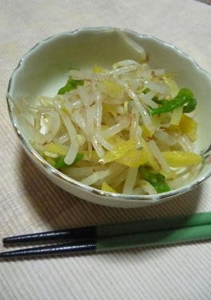 ゆで野菜とたくあんのおかか醤油和え-レシピのメイン写真