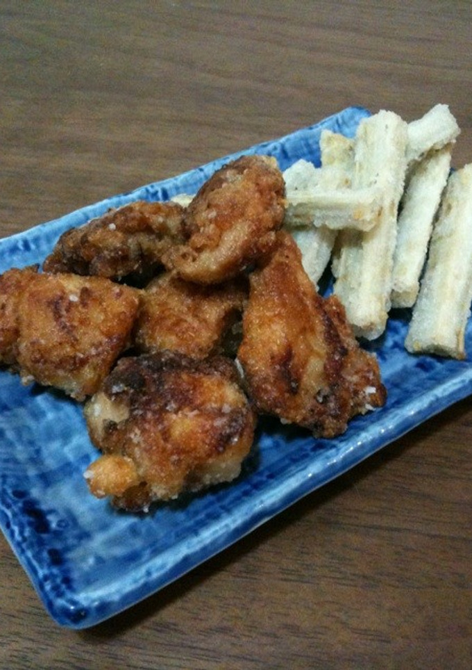 簡単からあげと揚げごぼう-レシピのメイン写真