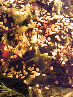 海草と水菜のポン酢和え-レシピのメイン写真