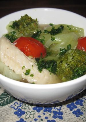 鶏の手羽先と野菜の美肌コラーゲンスープ♪-レシピのメイン写真