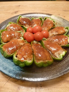 簡単☆コンソメスープでピーマンの肉詰め-レシピのメイン写真