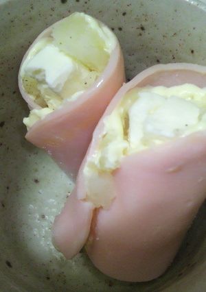 ＊簡単＊ハムとポテトのクリームチーズ巻き-レシピのメイン写真