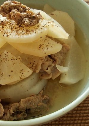 ほっと生姜風味　大根と牛肉のあっさり煮-レシピのメイン写真