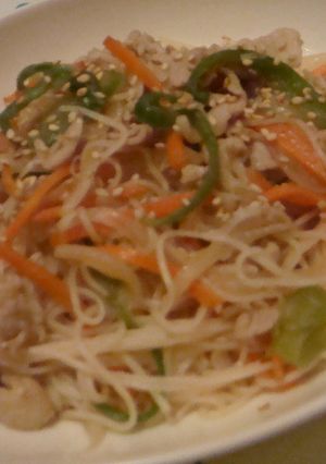冷めても美味しい☆そうめんチャプチェ-レシピのメイン写真