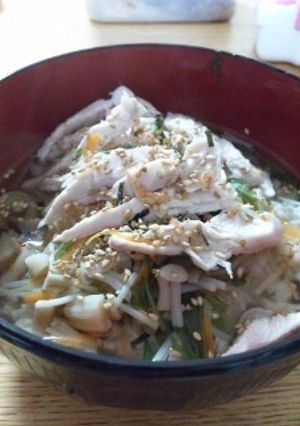 ☆塩鶏スープかけ雑穀ご飯☆-レシピのメイン写真