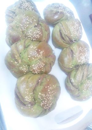 モチモチ〜抹茶餡パン★-レシピのメイン写真