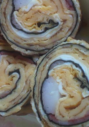 卵1つで♪まきまきﾉﾘｶﾏ卵焼き-レシピのメイン写真