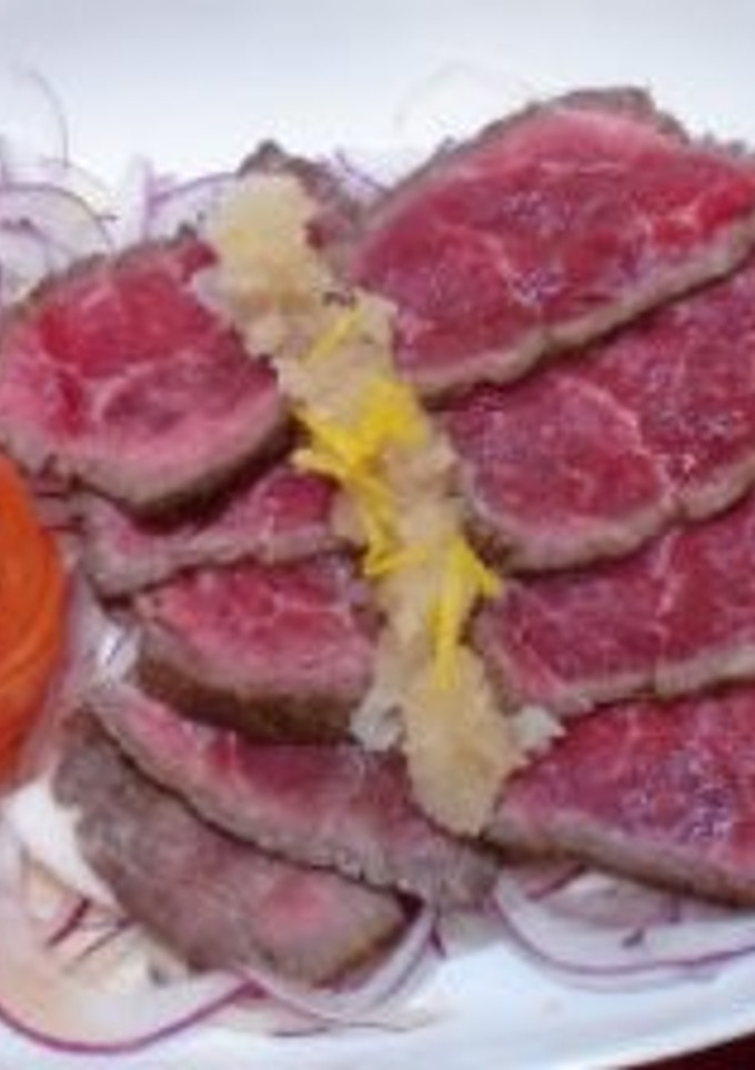 和牛もものたたき-レシピのメイン写真