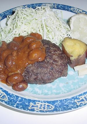 ヘルシー　鹿肉でハンバーグ-レシピのメイン写真