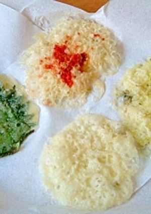 レンジで簡単! チーズせんべい-レシピのメイン写真