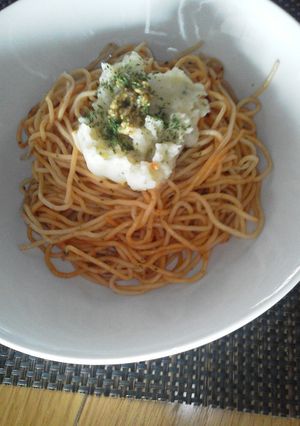 手抜き!じゃがりこポテトのトマトパスタ♬-レシピのメイン写真