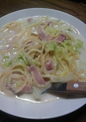 簡単☆ダマにならないクリームパスタ-レシピのメイン写真