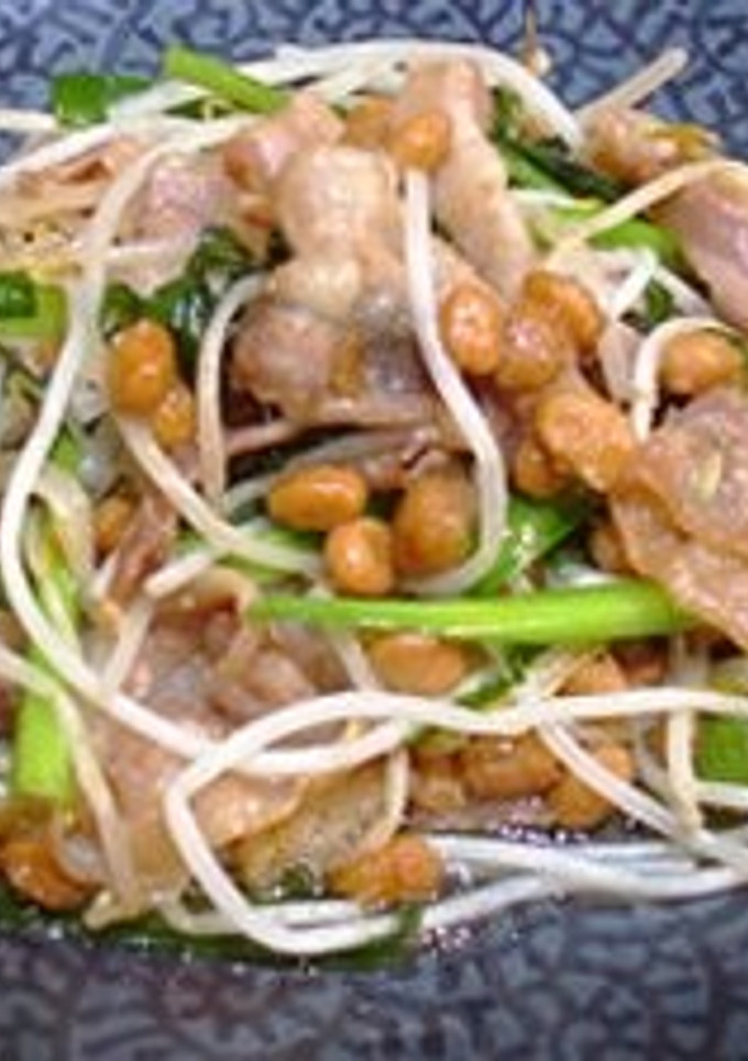黒豚納豆炒め-レシピのメイン写真