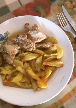 POLLO AL AJILLO-レシピのメイン写真