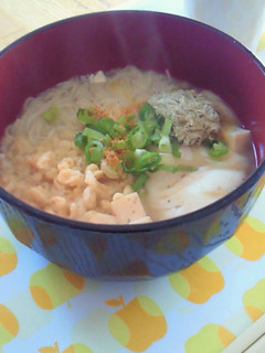 簡単ランチに☆トッピング味噌汁そうめん☆-レシピのメイン写真
