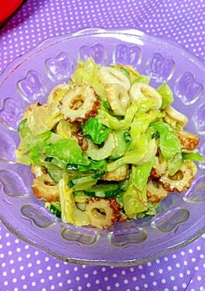 ちくわとキャベツの和え物-レシピのメイン写真