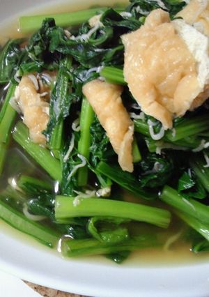 かぶの葉と油揚げの煮浸し☆しらす入り☆-レシピのメイン写真