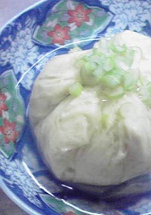 寒い日に!温かい♪豆腐茶巾のだしあんかけ-レシピのメイン写真