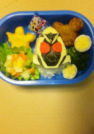キャラ弁　仮面ライダーフォーゼ-レシピのメイン写真