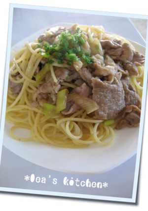 豚肉ＤＥ和風パスタ-レシピのメイン写真