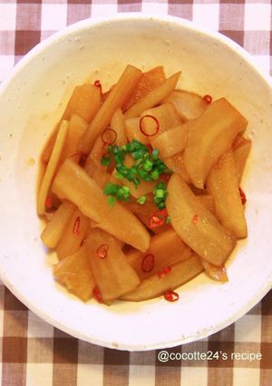 ☆ヤーコンのピリ辛炒め和風味☆-レシピのメイン写真
