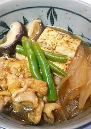 カレー風味だけど♪和風肉豆腐-レシピのメイン写真