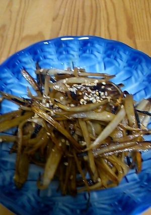 ぱぱっときんぴらごぼう-レシピのメイン写真