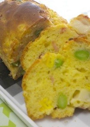 ホットケーキミックスで塩麹ケークサレ-レシピのメイン写真
