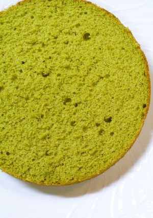 抹茶のスポンジケーキ-レシピのメイン写真