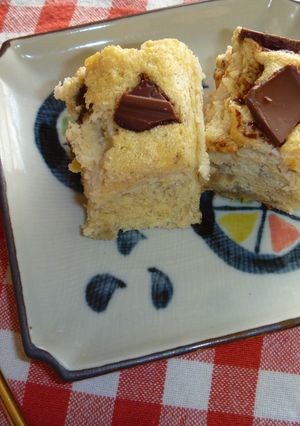ふわふわチョコバナナケーキ-レシピのメイン写真