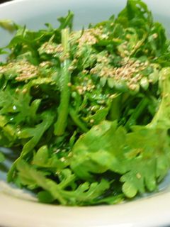 春菊のサラダ-レシピのメイン写真