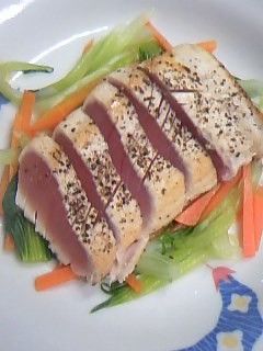 マグロステーキ-レシピのメイン写真