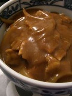 お蕎麦屋さんの和風カレー丼-レシピのメイン写真