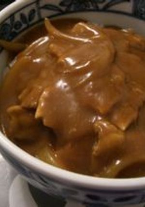 お蕎麦屋さんの和風カレー丼-レシピのメイン写真