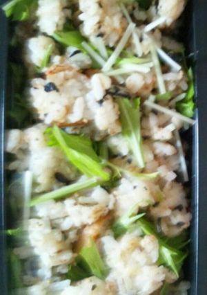 さっぱり☆水菜チャ-ハン-レシピのメイン写真