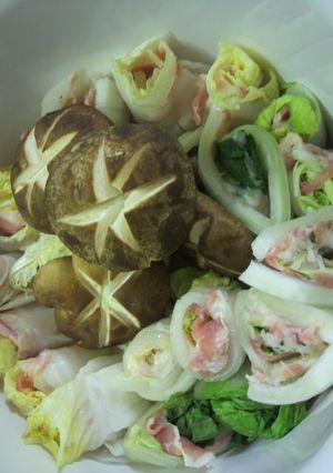 スタミナ白だしで☆白菜豚バラ巻き-レシピのメイン写真