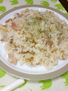 ツナ☆ベーコンピラフ-レシピのメイン写真