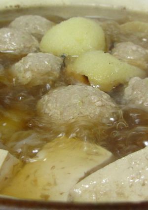 団子と豆腐の根菜鍋-レシピのメイン写真