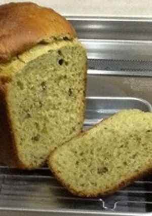 HBで簡単☆抹茶大納言パン-レシピのメイン写真
