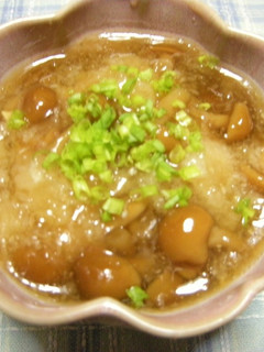なめこおろしの❤あんかけ豆腐❤-レシピのメイン写真